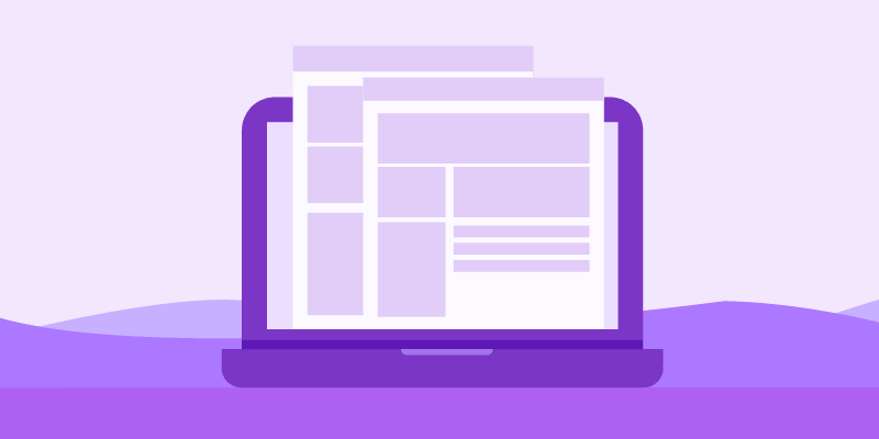 Wordpress Software Laptop mit Bild